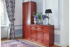Armadio 2 ante per ufficio stile classico PRESTIGE C720B