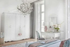 Armadio 5 ante Princess 893 colore Bianco