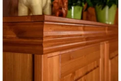 Armadio basso shabby toscano legno massello miele