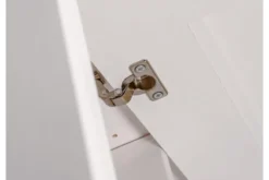 Armadio basso top miele legno massello 2 ante bianco toscano shabby