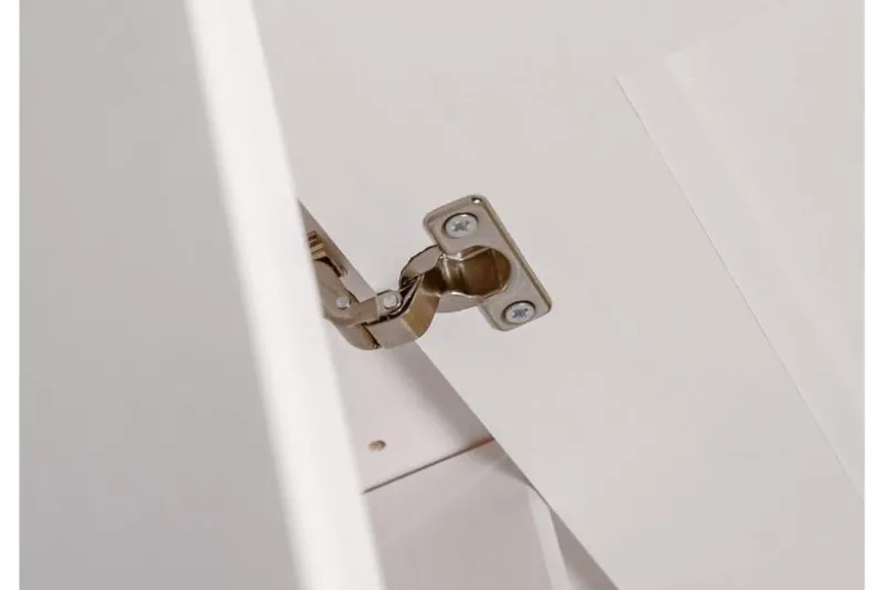 Armadio basso top miele legno massello 2 ante bianco toscano shabby