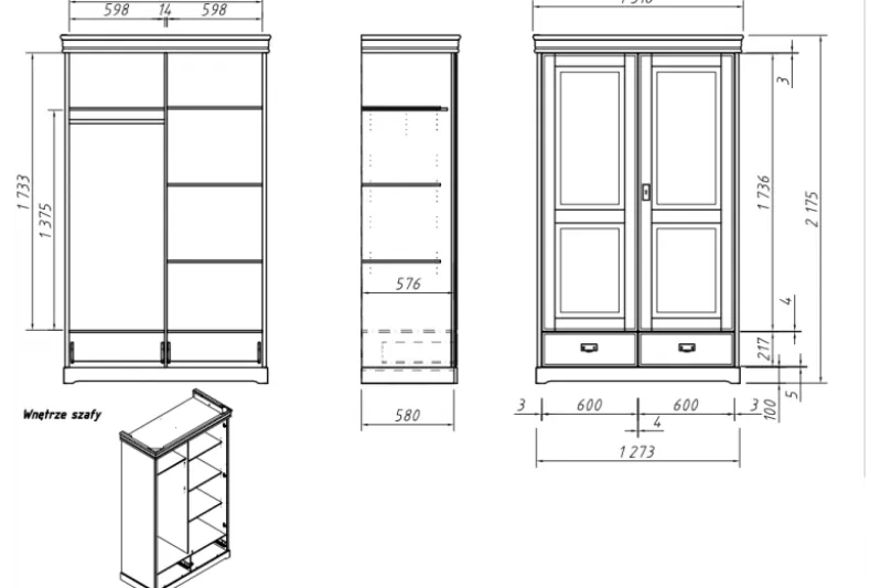 Armadio legno massello pino miele 2 ante shabby toscano