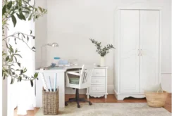 Armadio provenzale 2 ante legno bianco Princess 806B