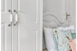 Armadio provenzale 2 ante legno bianco Princess 806B