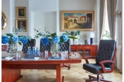 Arredo completo per sala riunione con tavolo 360 cm e 8 poltrona direzionale