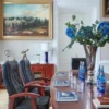 Arredo completo per sala riunione con tavolo 8 posti 280 cm e sedie