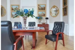 Arredo completo per sala riunione con tavolo 8 posti 280 cm e sedie