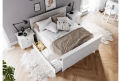 Camera da letto matrimonale completa shabby chic BIANCA