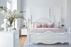 Camera da letto provenzale completa con letto 180 x 200 Princess 805