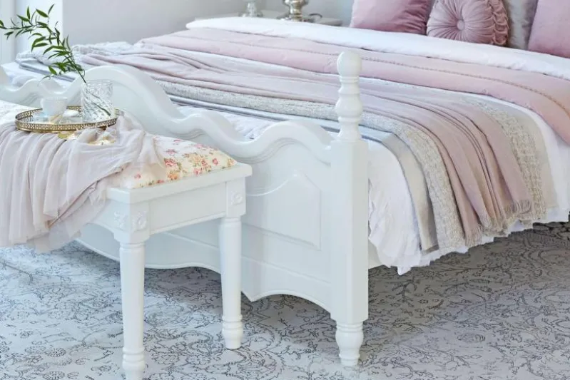 Camera da letto provenzale completa con letto 180 x 200 Princess 805