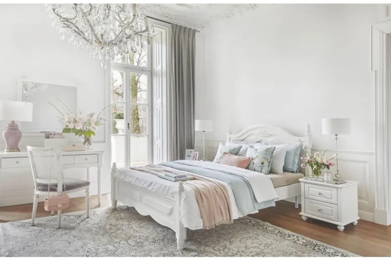 Camera matrimoniale provenzale con letto 160x200 Princess 886