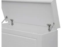 Cassapanca shabby chic pino massello bianco