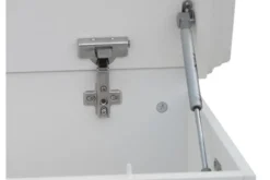 Cassapanca shabby chic pino massello bianco