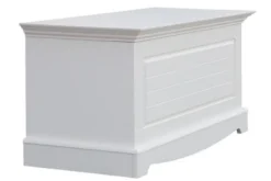Cassapanca shabby chic pino massello bianco