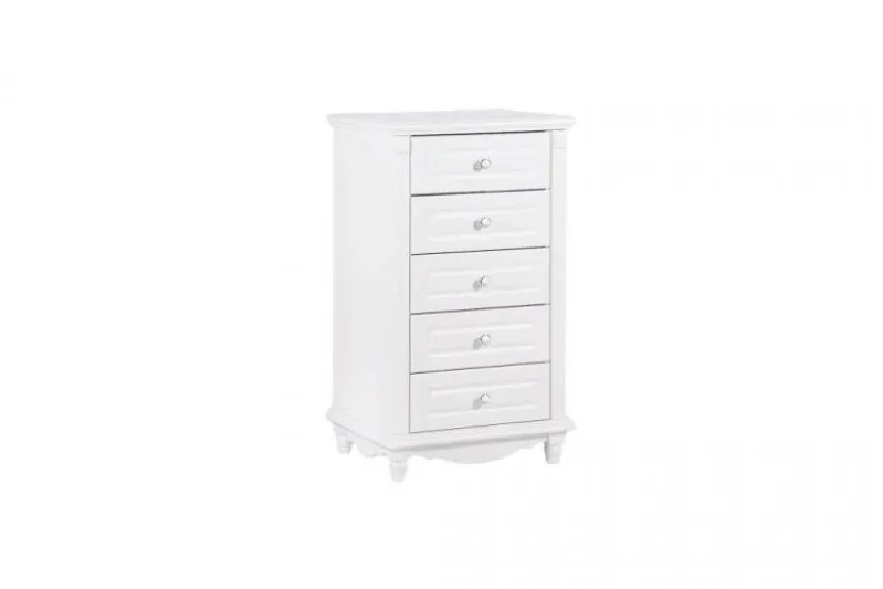 Cassettiera con 5 cassetti Princess 816 colore Bianco