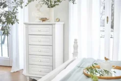 Cassettiera con 5 cassetti Princess 816 colore Bianco