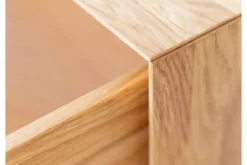 Cassettiera in rovere massello naturale oliato design moderno