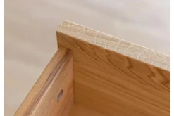 Cassettiera in rovere massello naturale oliato design moderno
