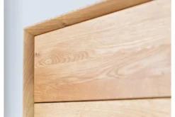 Cassettiera in rovere massello naturale oliato design moderno