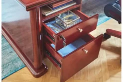 Cassettiera pensile 40 cm per scrivania ufficio classico Prestige