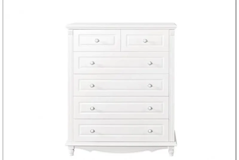 Cassettiera stile provenzale 6 cassetti in legno PRINCESS 836-6B