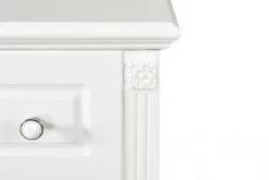 Cassettone provenzale 6 cassetti legno bianco PRINCESS 836-6A