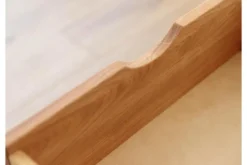 Comodino 1 cassetto in legno massello di rovere naturale