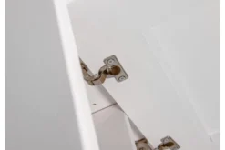Comodino legno massello bianco toscano shabby