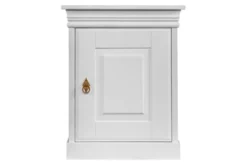 Comodino legno massello bianco toscano shabby