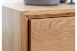 Comodino pensile design in rovere massello oliato naturale