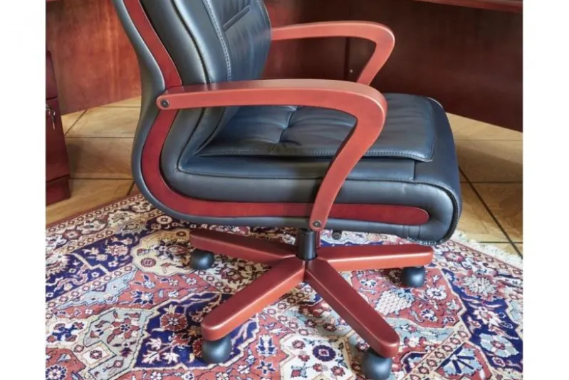 Completo ufficio PRESTIGE B810 con scrivania angolare 280 cm, librerie 200 cm, poltrona direzionale