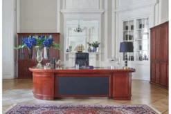 Completo ufficio PRESTIGE B810 con scrivania angolare 280 cm, librerie 200 cm, poltrona direzionale