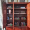 Completo ufficio PRESTIGE B710 con scrivania 220 cm e parete librerie lungo 520 cm