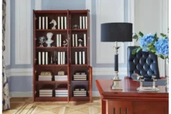 Completo ufficio PRESTIGE B710 in stile classico con scrivania 2,4 Metri