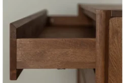 Comò rovere massello tabacco stile moderno