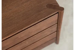 Comò rovere massello tabacco stile moderno