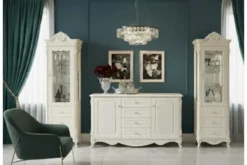 Credenza classica avorio in legno BELLA 992