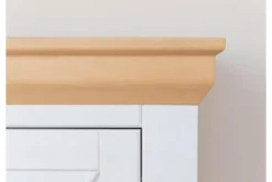 Credenza in massello di pino con cassetti shabby country