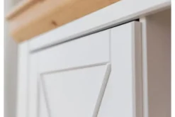 Credenza in massello di pino con cassetti shabby country