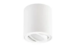 Faretto da soffitto BOLT W1 in metallo bianco