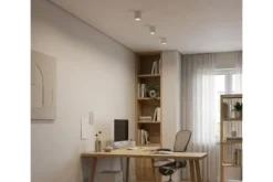 Faretto da soffitto BOLT W1 in metallo bianco