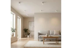 Faretto da soffitto BOLT W1 in metallo bianco