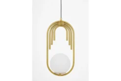Lampada art deco a sfera ottone ZANETTI D15