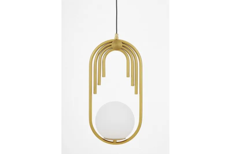 Lampada art deco a sfera ottone ZANETTI D15