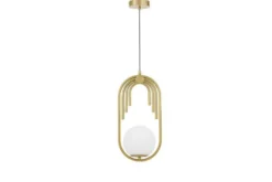 Lampada art deco a sfera ottone ZANETTI D15