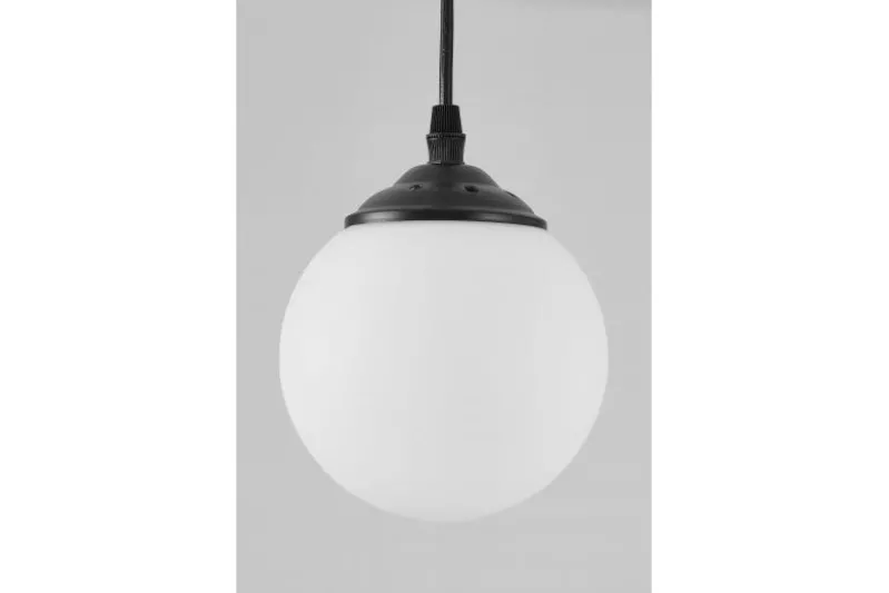 Lampada a sfera nera pendente FINO W1