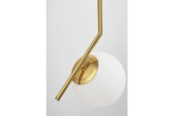 Lampada a sospensione a sfera con finitura ottone SORENTO D15
