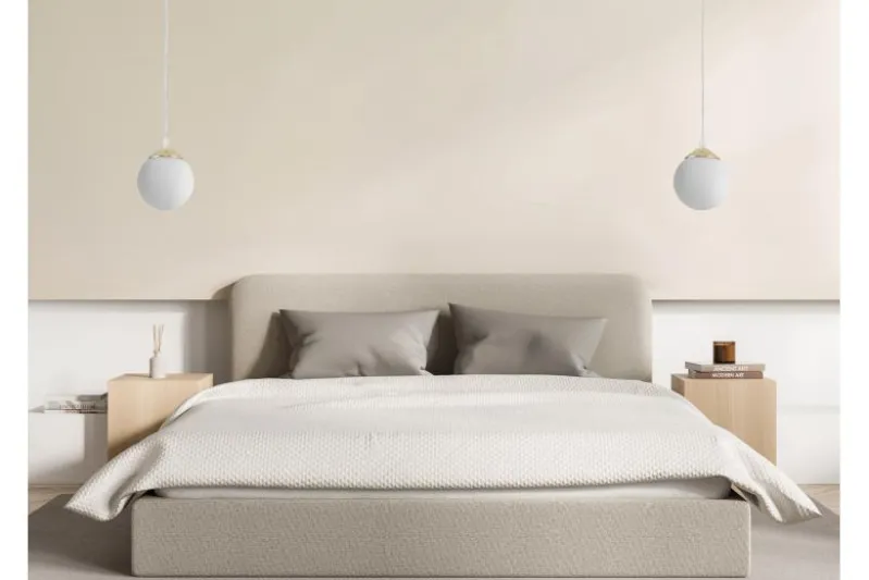 Lampada a sospensione a sfera oro FINO W1