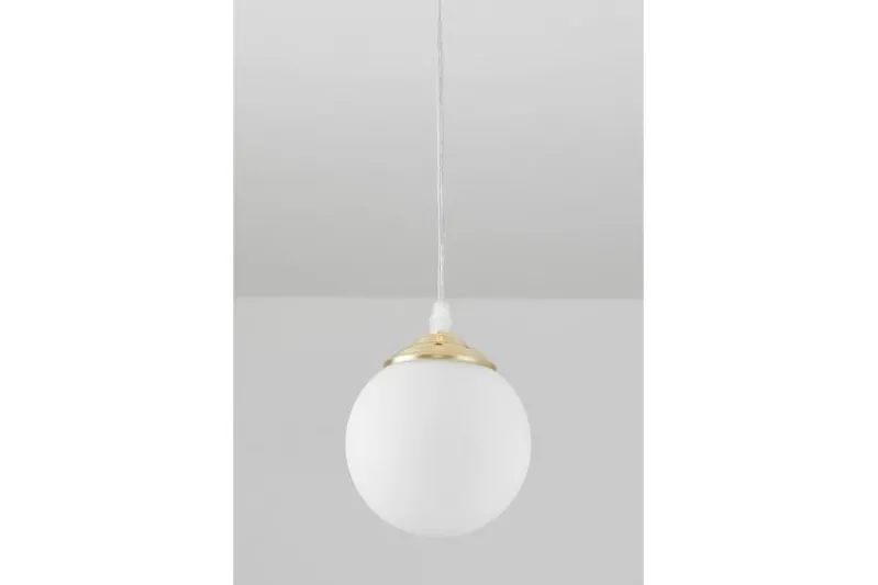 Lampada a sospensione a sfera oro FINO W1