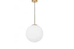 Lampada a sospensione a sfera ottone FREDICA D30